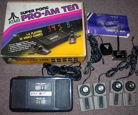 Atari C-202 Super Pong Pro-Am Ten (C-200 4 Player)